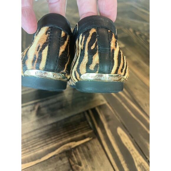 Michael Kors Animal Print Textured Loafer Women 6 Mobwife Old money Resort Club - Picture 9 of 14